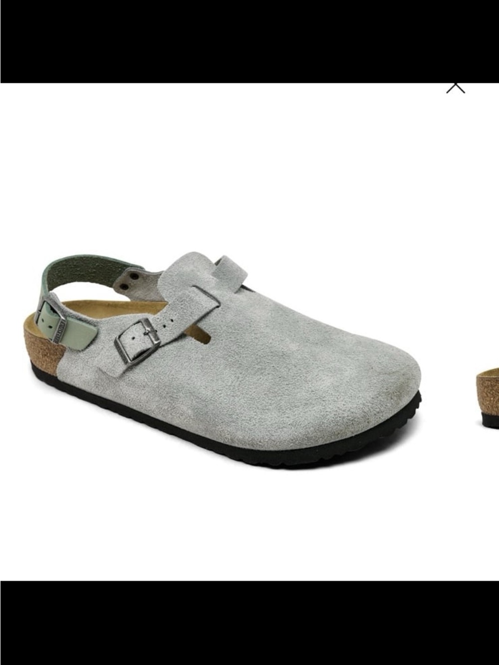 NWB Birkenstock men’s rokio suede leather clogs color pure sage size 12-12.5